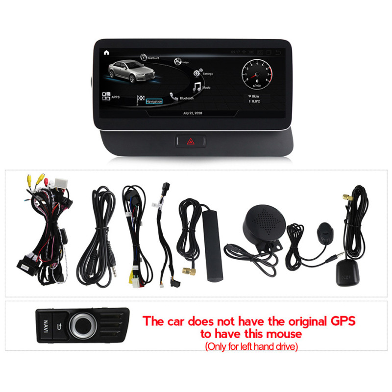 Android head unit AMS Audi Q5 2009-2018 MMI 3G 4+64Gb 10.25"