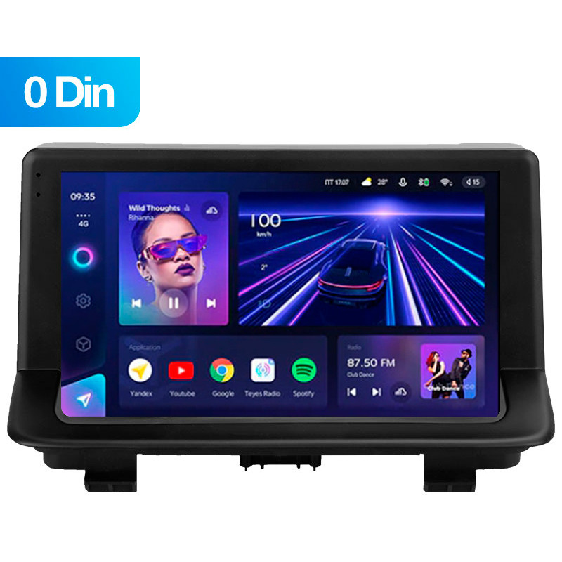 Android head unit Teyes CC3 4+64 Gb Audi Q3 1(0 Din)2011-2018 9" (L2)