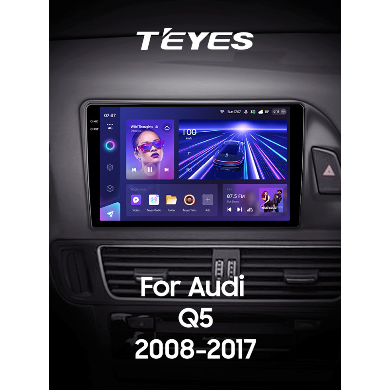 Android head unit Teyes CC3 4+32 Gb Audi Q5 8R 2008-2017 (A) 9" 2k (L2)