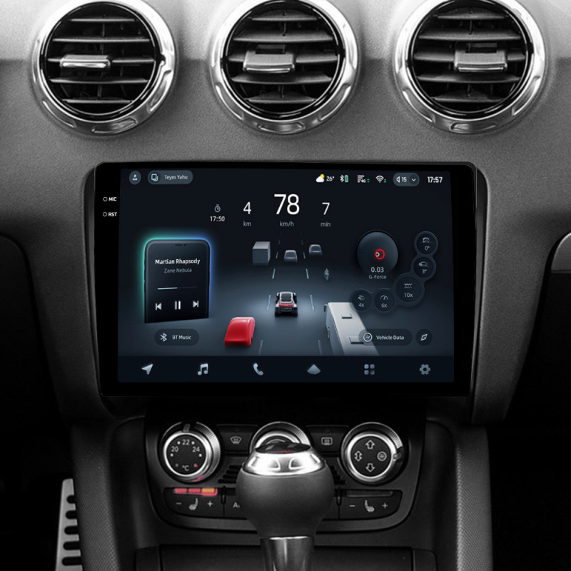 Android head unit Teyes CC4 Pro 12+256 Gb Audi TT 2 8J 2006-2014 9" 2k