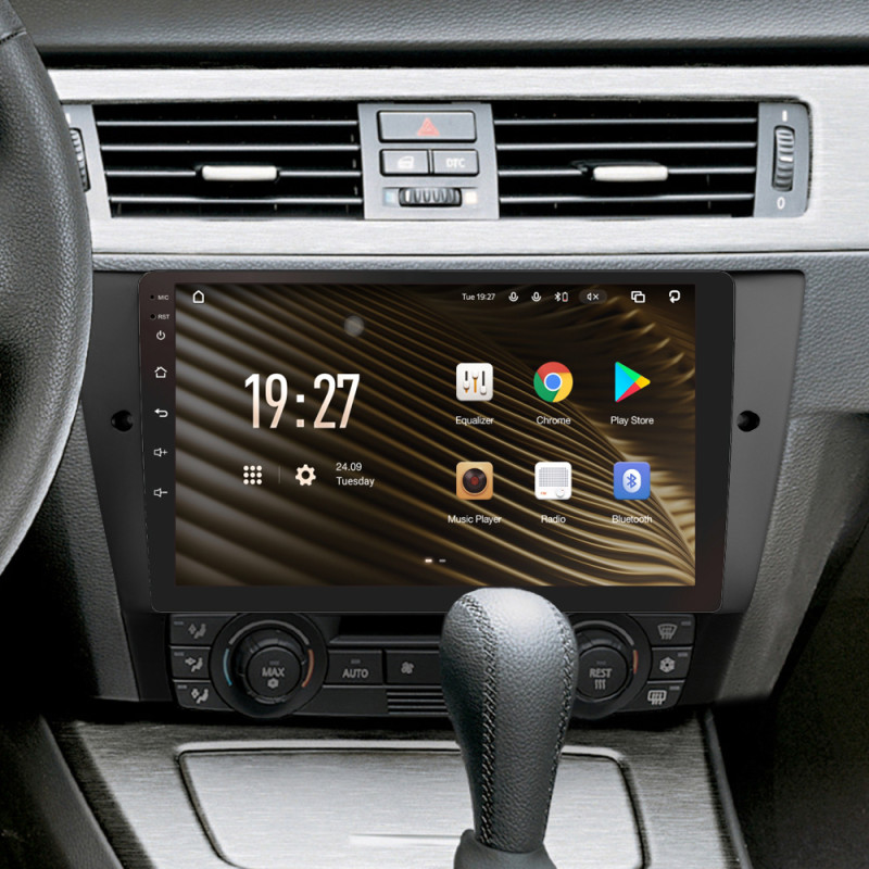 Android head unit SIGMA S9432 ANDROID 10 4+32 Gb 4G DSP BMW 3 E90 E91 E92 E93 2005-2013 9"
