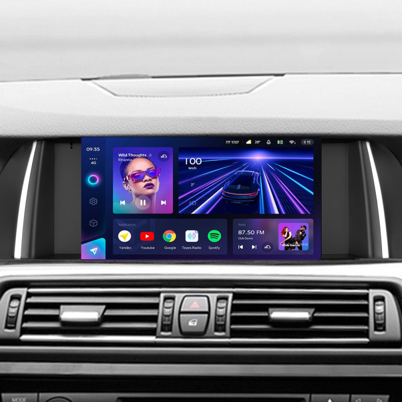 Android head unit Teyes CC3 4+32 Gb BMW 5 Series F10 F11 NBT 2013-2017 9" (L3)