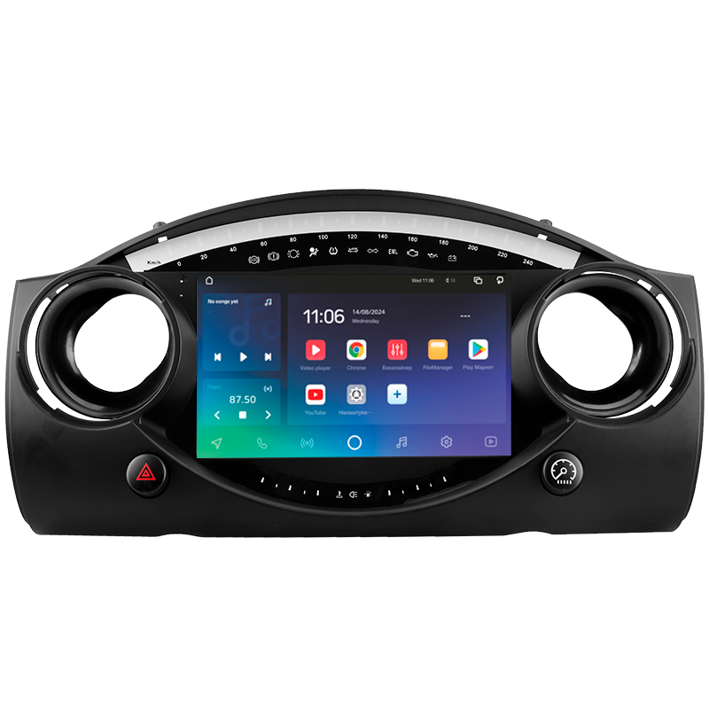 Android head unit SIGMA X9432 ANDROID 10 4+32 Gb 4G DSP BMW Mini Hatch R50 2000-2006 9" (L3)
