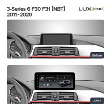 Android head unit Teyes LUX ONE 6+128 Gb with 360° surround view° BMW 3-Series 6 F30 F31 (NBT) 2011-2020 12.3" (L2)