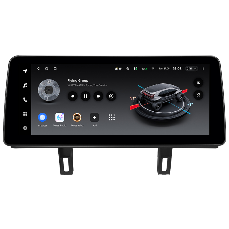 Android head unit Teyes LUX ONE 6+128 Gb BMW 1-Series E88 E82 E81 E87 CIC (Left hand drive) 2004-2014 12.3"