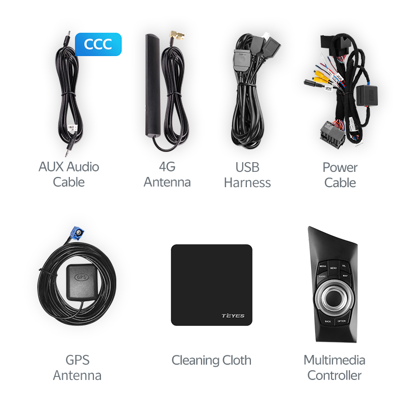 Android head unit Teyes LUX ONE 6+128 Gb BMW 1-Series E88 E82 E81 E87 CIC (Left hand drive) 2004-2014 12.3"