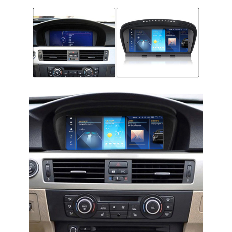 Android head unit AMS BMW 3 Series E90 (2005-2009) CCC/ 5 Series E60 (2005-2009) CCC 4+64Gb 8.8"
