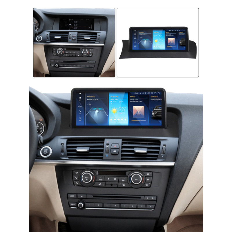 Android head unit AMS BMW X3 F25 (2011- 2013) CIC Original CIC System 4+64Gb 10.25"