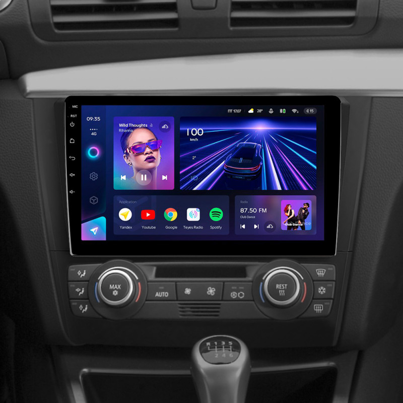 Android head unit Teyes CC3 4+32 Gb BMW 1 E88 E82 E81 E87 2004-2011 (F1) 9" (L2)