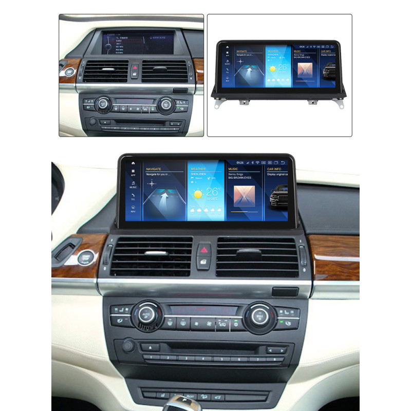 Android head unit AMS BMW X5 E70 /X6 E71 (2011-2014) Original CIC System 4+64Gb 10.25"