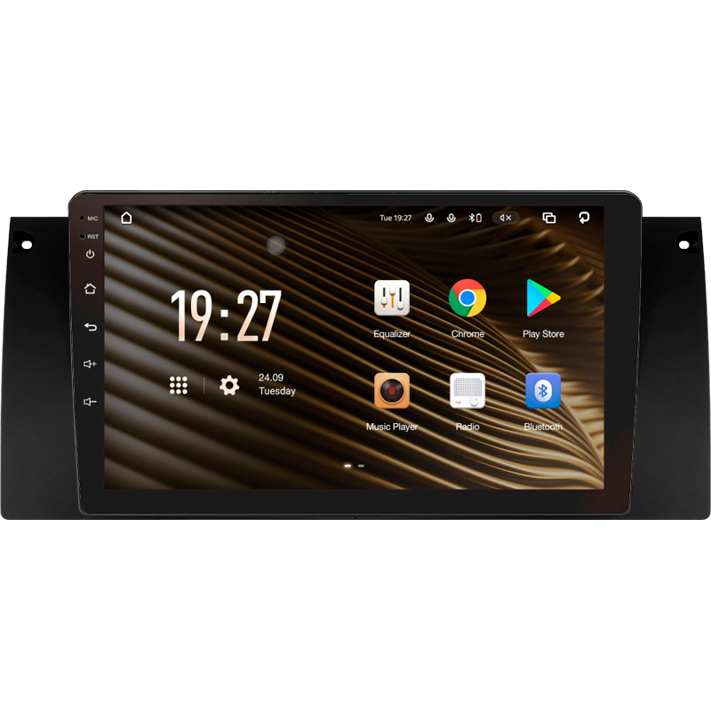 Android head unit SIGMA S9432 ANDROID 10 4+32 Gb 4G DSP BMW X5 E39 E53 1999 - 2006 9"
