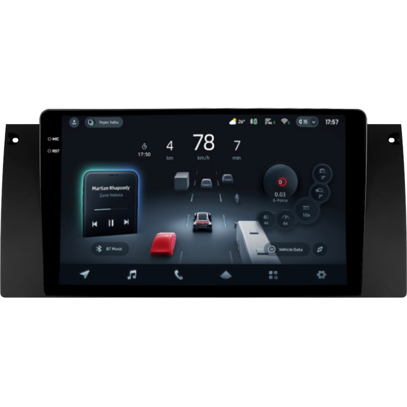 Android head unit Teyes CC4 Pro 8+128 Gb BMW X5 E39 E53 1999 - 2006 (maximum equipment) 9" 2k