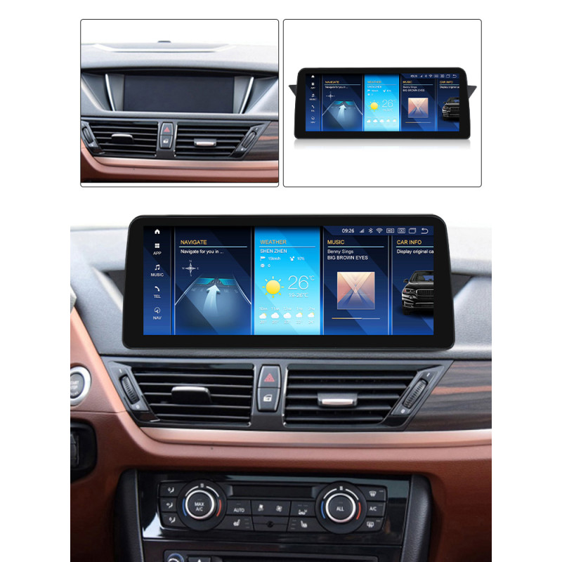 Android head unit AMS BMW X1 E84(2009-2015) Without orginalscreen/Supply with iDrive 4+64Gb 12.3"