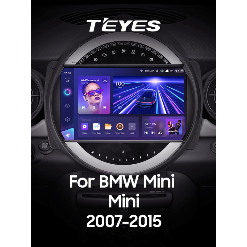 Android head unit Teyes CC3 4+32 Gb BMW Mini (F1) 2007-2015 9" 2k (L2)