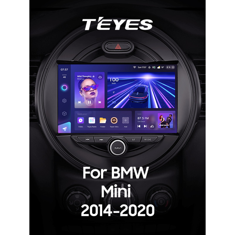 Android head unit Teyes CC3 6+128 Gb BMW Mini 2014-2020 9" 2k (L3)