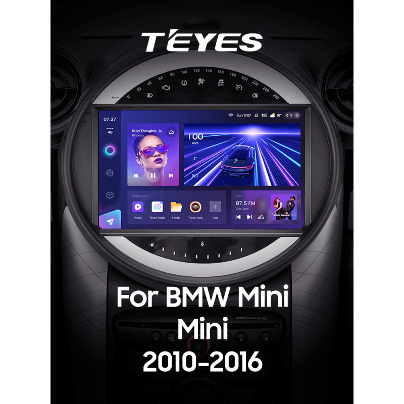 Android head unit Teyes CC3 4+64 Gb BMW Mini (F2) 2010-2016 9" 2k (L3)