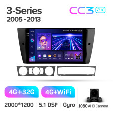 Android head unit Teyes CC3 4+32 Gb BMW 3 E90 E91 E92 E93 2005-2013 9" 2k