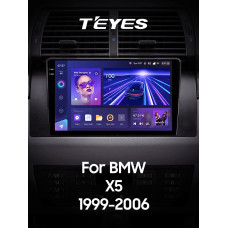 Android head unit Teyes CC3 6+128 Gb with 360° surround view° BMW X5 E39 E53 1999 - 2006 9" 2k