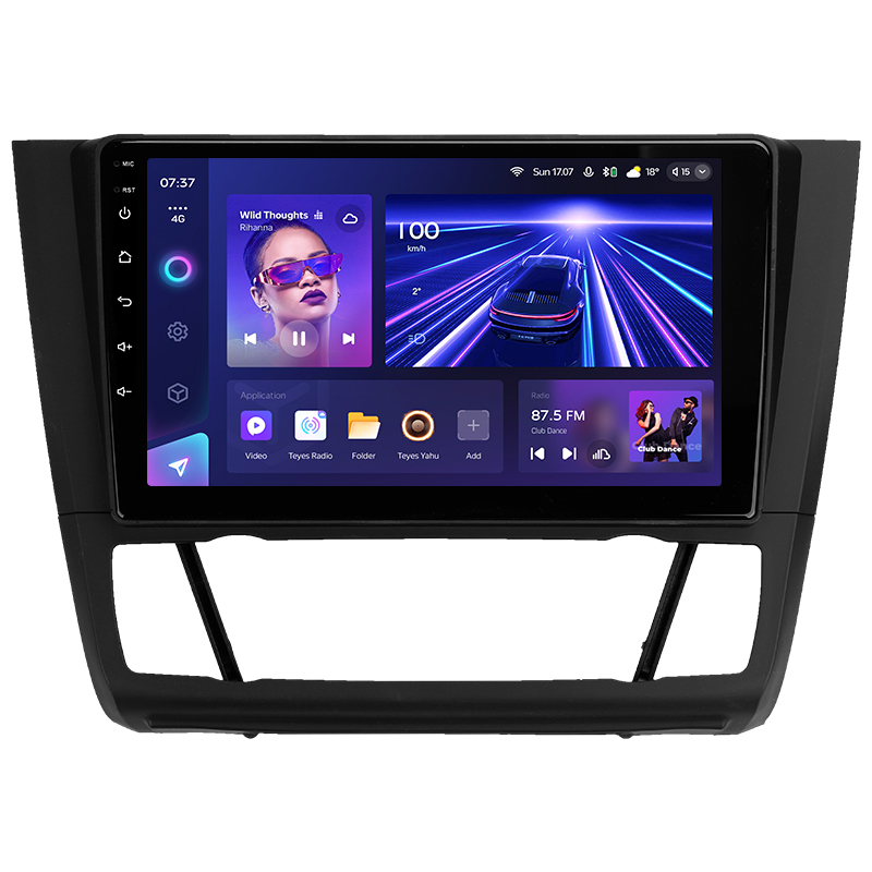 Android head unit Teyes CC3 4+64 Gb BMW 1 E88 E82 E81 E87 2004-2011 (F2) 9" 2k (L2)