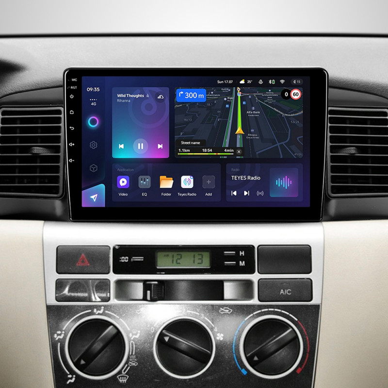 Android head unit Teyes CC3L 4+64 Gb BYD F3 1 2005-2013 9"