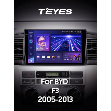 Android head unit Teyes CC3 4+32 Gb BYD F3 1 2005-2013 9" 2k