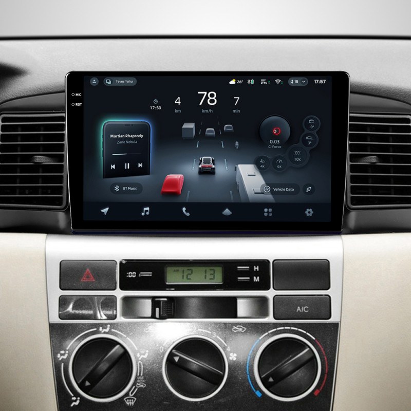 Android head unit Teyes CC4 Pro 8+128 Gb BYD F3 1 2005-2013 9" 2k