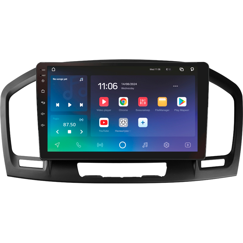 Android head unit SIGMA X9432 ANDROID 10 4+32 Gb 4G DSP Buick Regal / Opel Insignia 2009-2013 9"