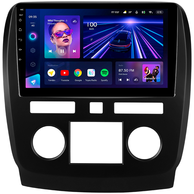 Android head unit Teyes CC3 4+32 Gb Buick Enclave (F2) 2009-2013 9" (L1)