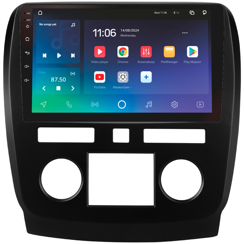 Android head unit SIGMA X9432 ANDROID 10 4+32 Gb 4G DSP Buick Enclave (F2) 2009-2013 9" (L1)