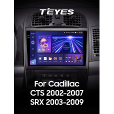 Android head unit Teyes CC3 4+32 Gb Cadillac CTS 2002-2007 SRX 2003-2009 10" 2k (L1)