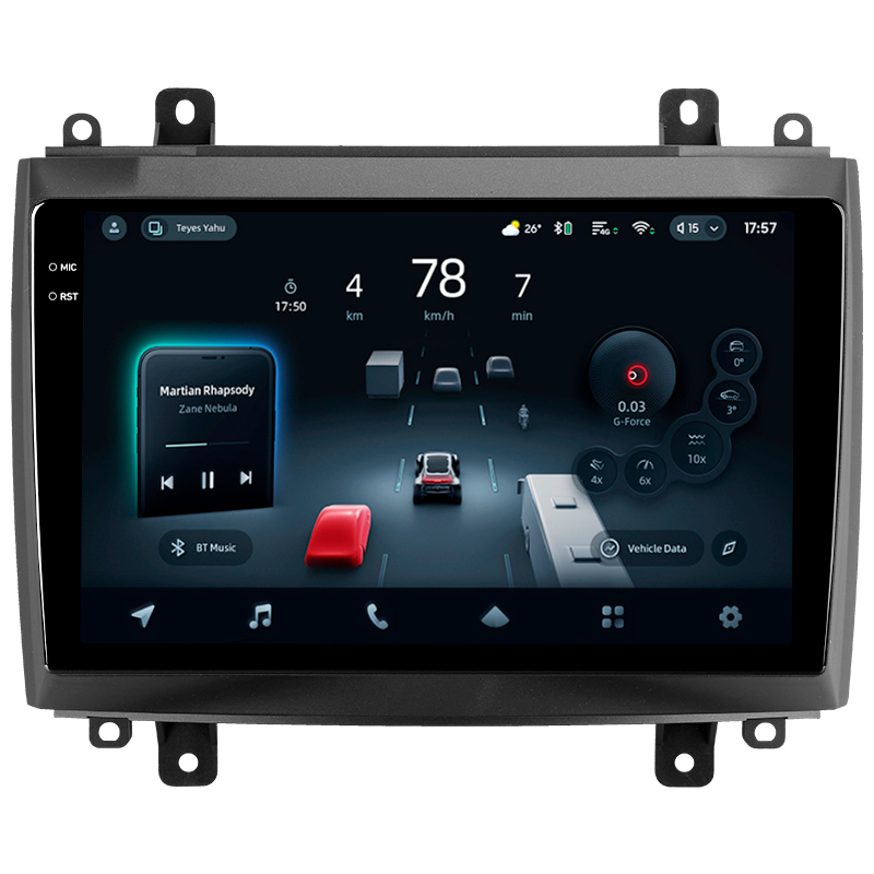 Android head unit Teyes CC4 Pro 12+256 Gb Cadillac CTS 2002-2007 SRX 2003-2009 10" 2k (L1)