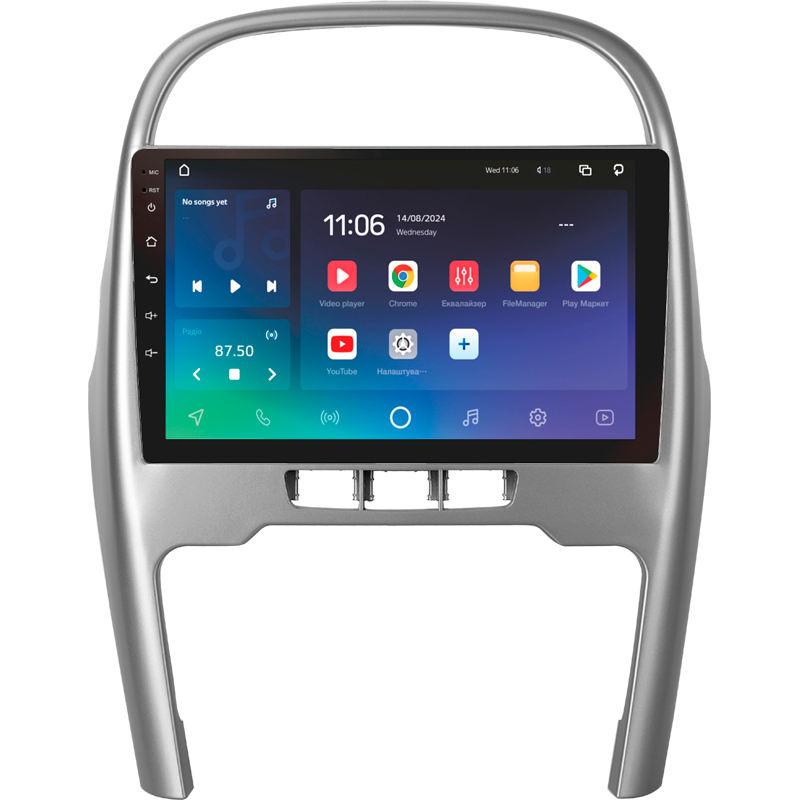 Android head unit SIGMA X10432 ANDROID 10 4+32 Gb 4G DSP Chery Tiggo 3 2014-2015 10"