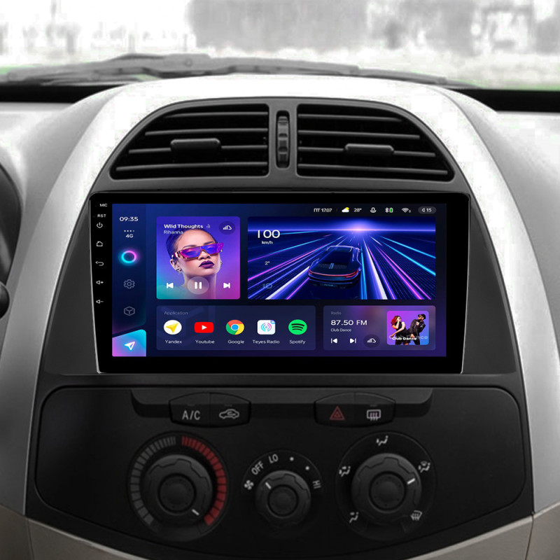 Android head unit Teyes CC3 4+32 Gb Chery Tiggo T11 1 2005 - 2013 9"