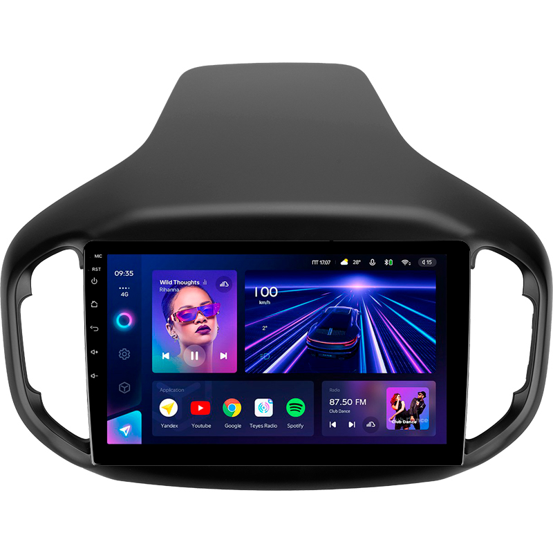 Android head unit Teyes CC3 4+32 Gb Chery Tiggo 7 1 2016-2020 (F2) 10"