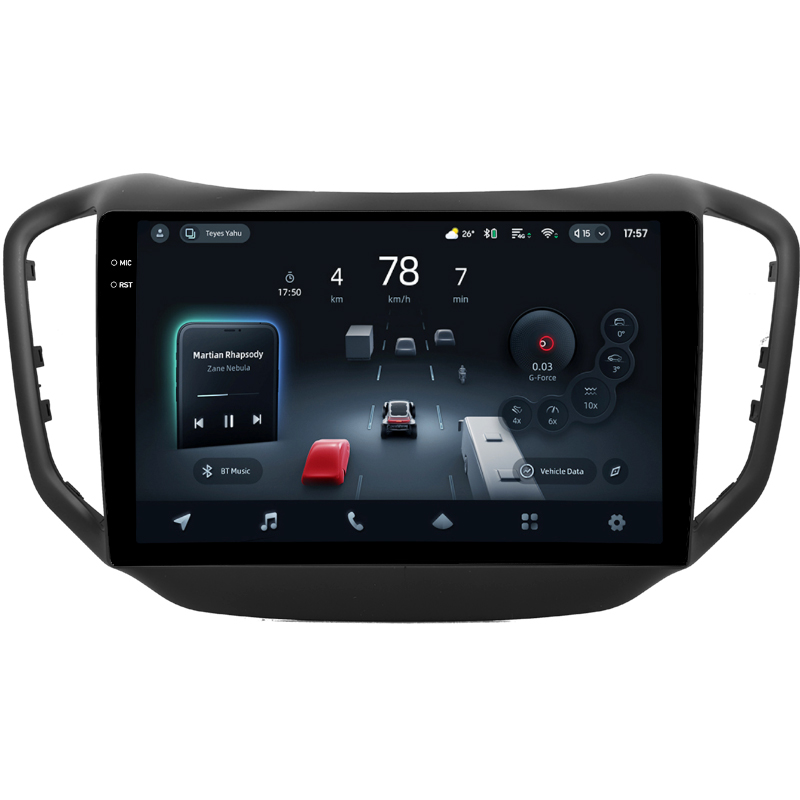 Android head unit Teyes CC4 Pro 8+128 Gb Chery Tiggo 5 2014 - 2018 10" 2k