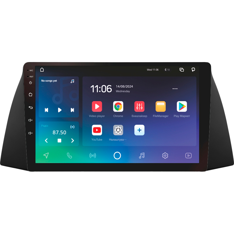 Android head unit SIGMA X9432 ANDROID 10 4+32 Gb 4G DSP Chery Tiggo T11 1 2005 - 2013 9"