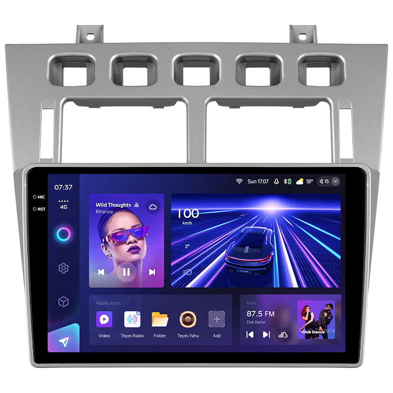 Android head unit Teyes CC3 4+32 Gb Chery Fora A5 A21 2006-2010 Cowin 3 A21 2010-2011 Vortex Estina 2008-2012 9" 2k