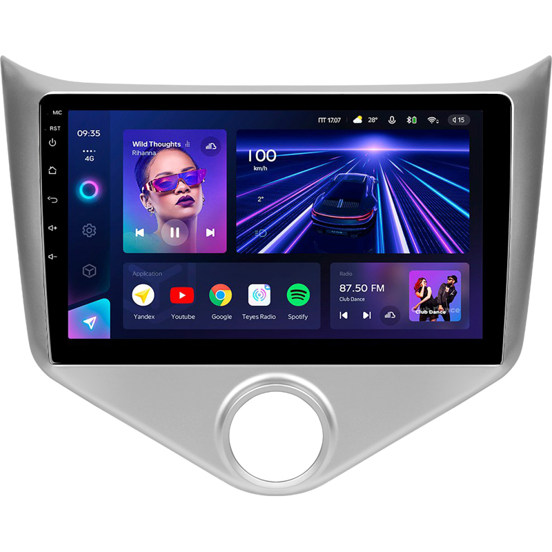 Android head unit Teyes CC3 4+32 Gb Chery Fulwin 2 Very A13 (F1) 2013 - 2016 9"