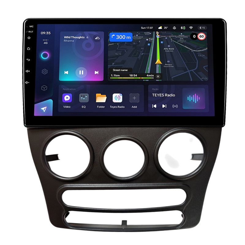 Android head unit Teyes CC3L 4+32 Gb Chery QQ 2013-2017 Black 9"