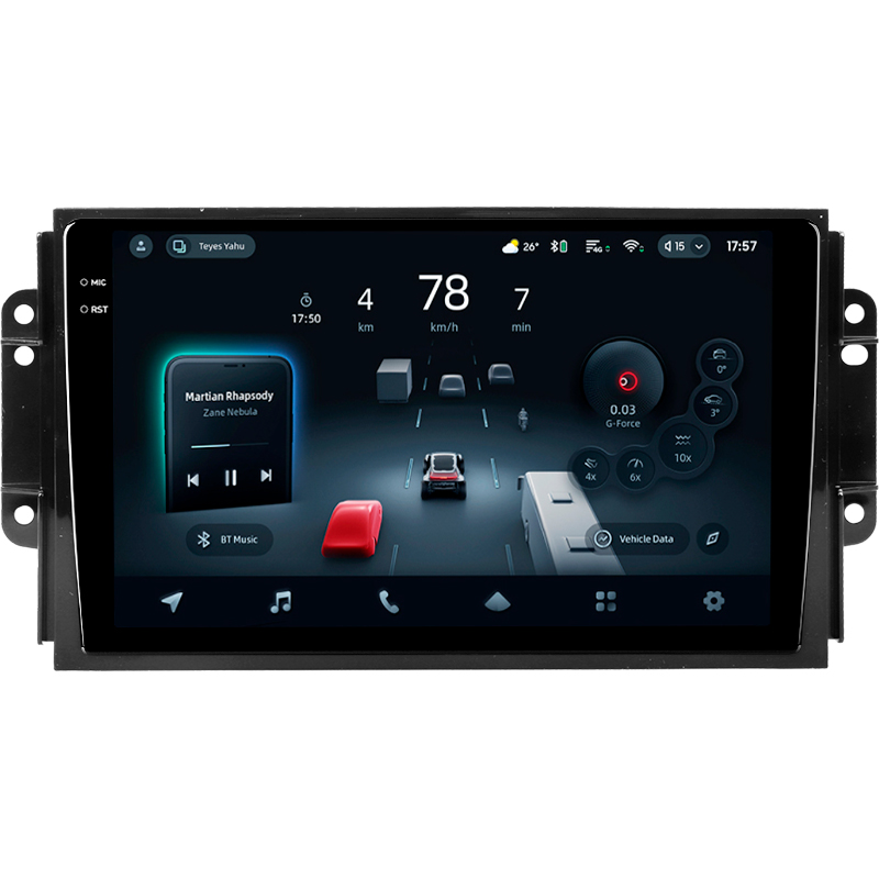 Android head unit Teyes CC4 Pro 8+128 Gb Chery Tiggo 3 2016 - 2018 9" 2k