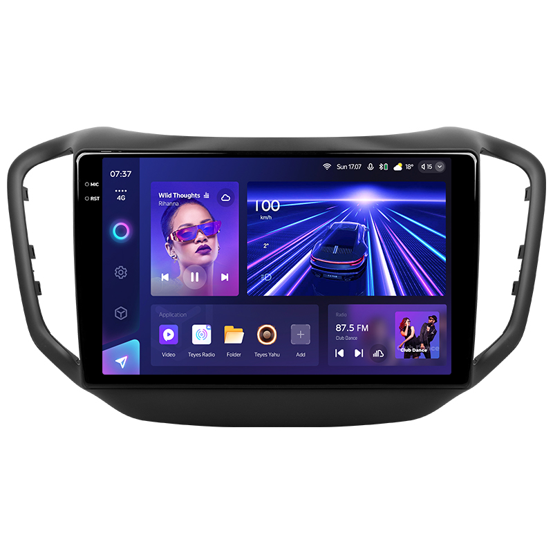 Android head unit Teyes CC3 6+128 Gb Chery Tiggo 5 2014 - 2018 10" 2k