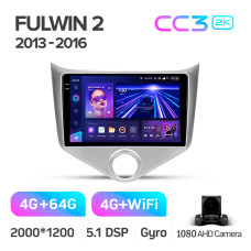 Android head unit Teyes CC3 4+64 Gb Chery Fulwin 2 Very A13 (F1) 2013 - 2016 9" 2k