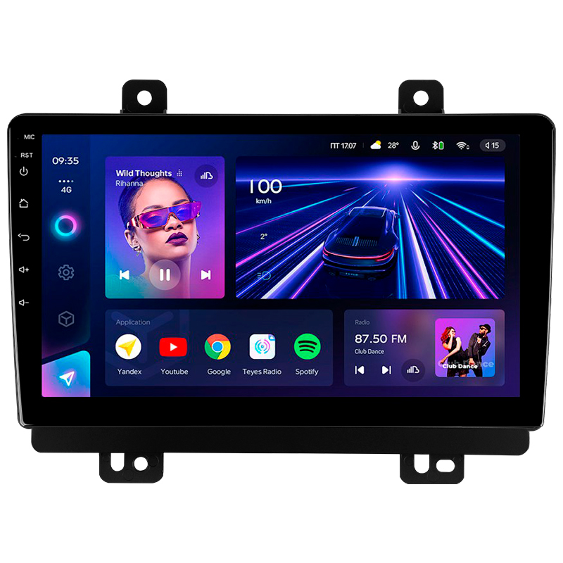 Android head unit Teyes CC3 4+32 Gb Chery Tiggo 7 1 2016-2020 (F1) 9" (L1)