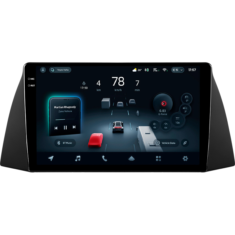 Android head unit Teyes CC4 Pro 12+256 Gb Chery Tiggo T11 1 2005 - 2013 9" 2k