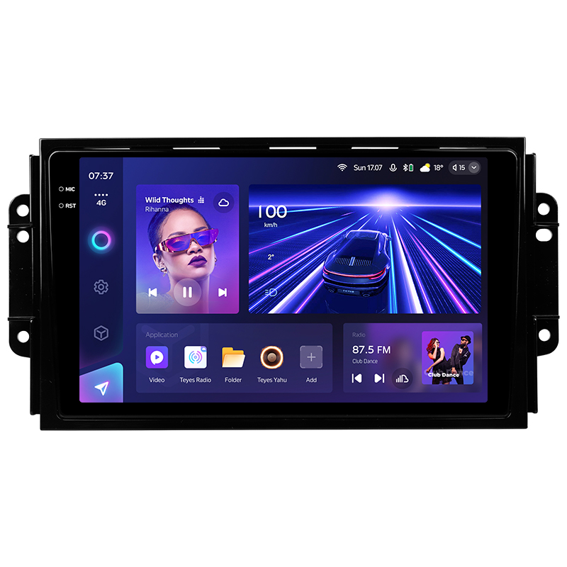 Android head unit Teyes CC3 4+32 Gb Chery Tiggo 3 2016 - 2018 9" 2k