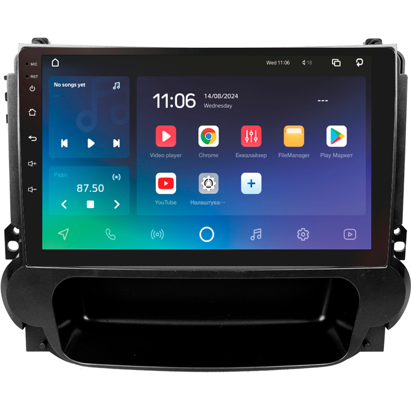 Android head unit SIGMA X9432 ANDROID 10 4+32 Gb 4G DSP Chevrolet Malibu 8 2012-2015 9"