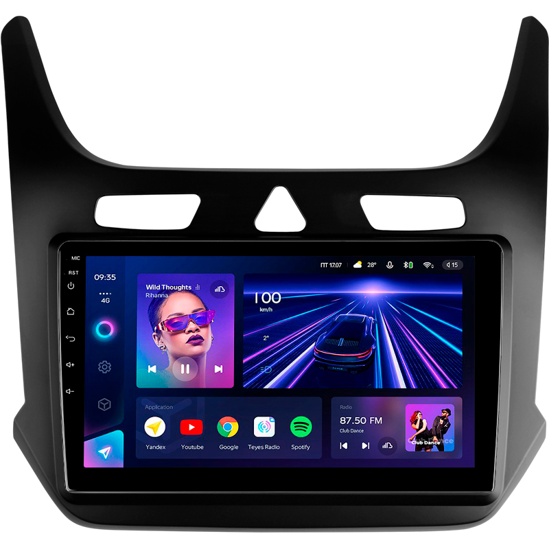 Android head unit Teyes CC3 4+32 Gb Chevrolet Cobalt 2 2011 - 2018 9"