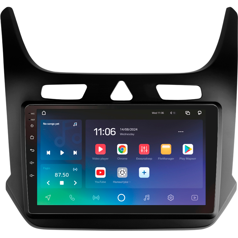 Android head unit SIGMA X9432 ANDROID 10 4+32 Gb 4G DSP Chevrolet Cobalt 2 2011 - 2018 9"
