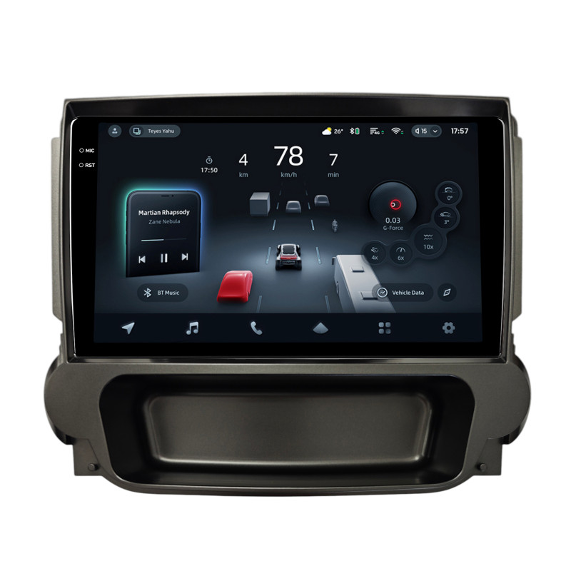 Fest eingebaute Teyes CC4 Pro 8+128 GB Autoradio Chevrolet Malibu (2009–2014) Schwarz, 9 Zoll, 2K.