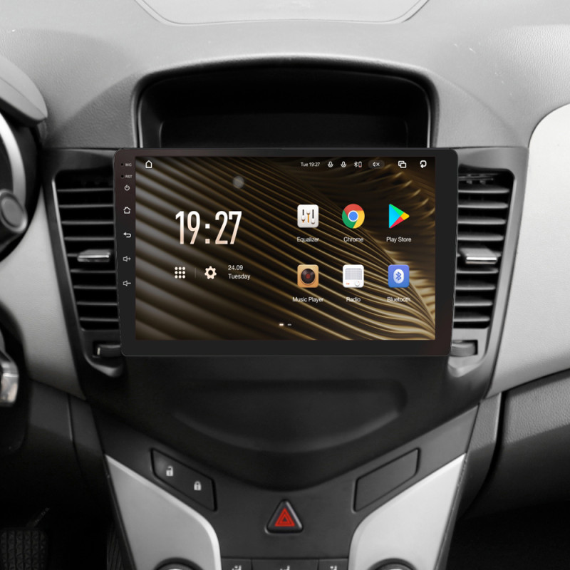 Android head unit SIGMA S9432 ANDROID 10 4+32 Gb 4G DSP Chevrolet Cruze J300 2008-2014 9"